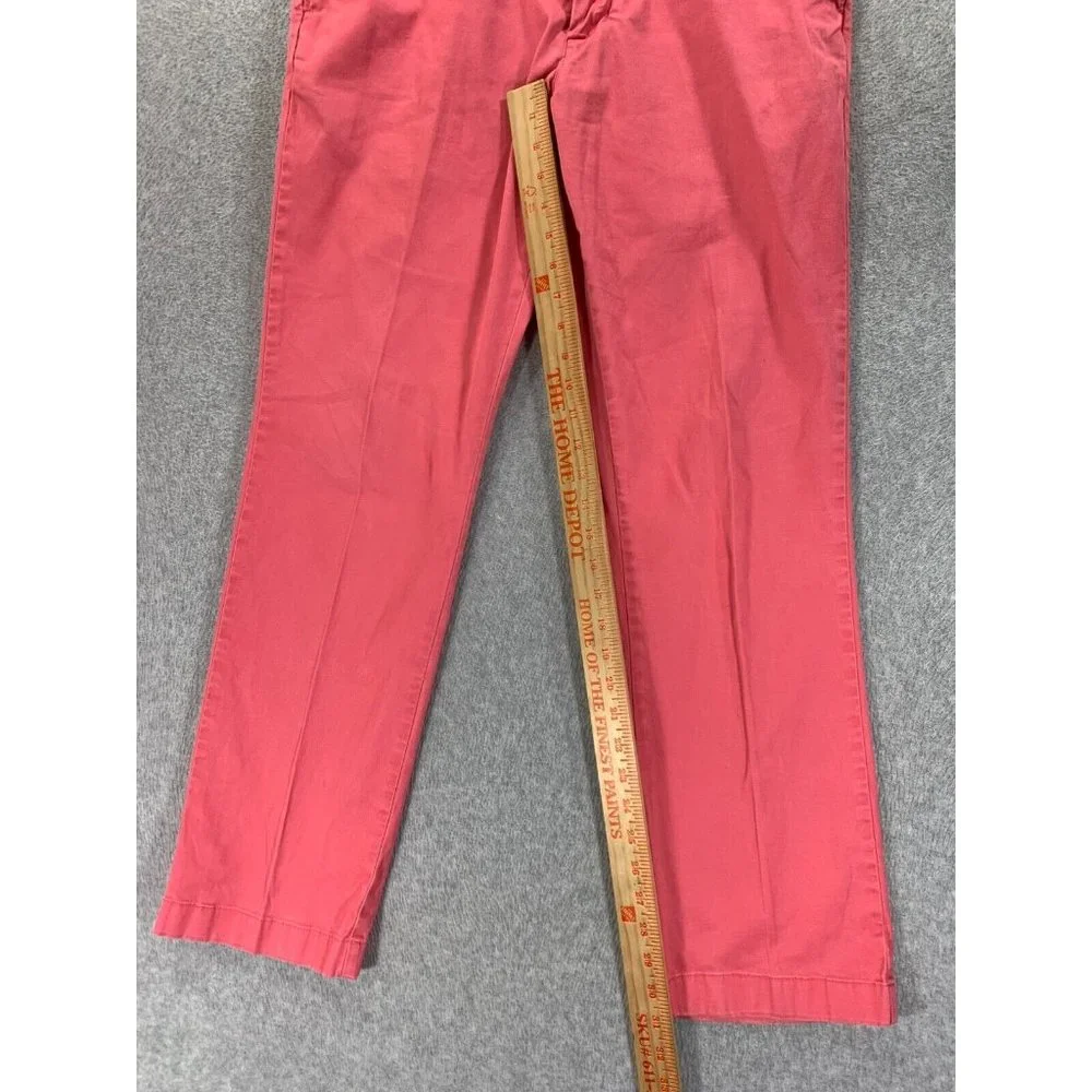 Vineyard Vines Cotton‎ Blend BREAKER Chino Pants (Men's 33x32) Jetty Red
